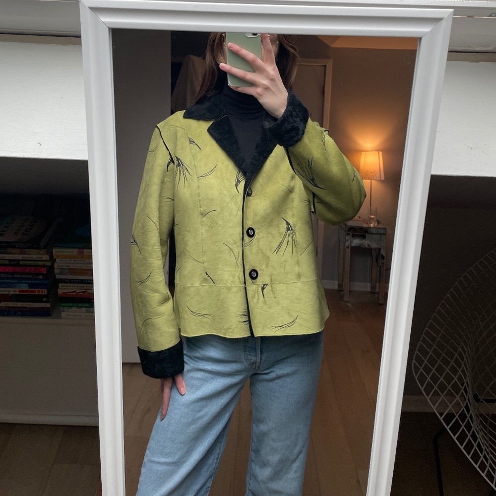 Vintage Faux Suede/Shearling Jacket